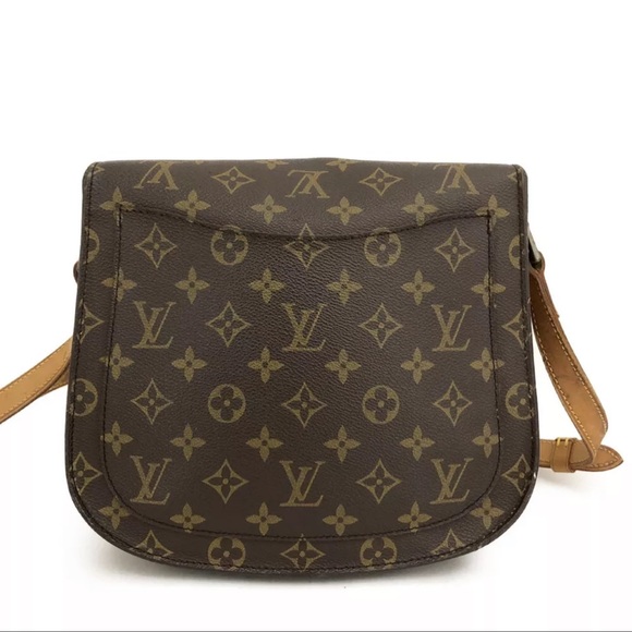 AUTH Louis Vuitton Monogram Saint Cloud GM Shoulder Bag Crossbody - Picture 4 of 11